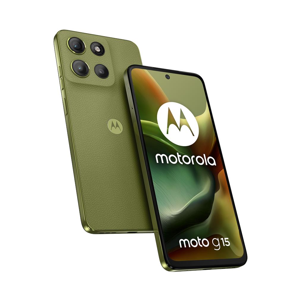 Motorola Moto G15 8 GB / 512 GB Verde (Iguana Green) Dual SIM 4G – Display 6,72″ FHD+ 90 Hz, Batteria 5200 mA