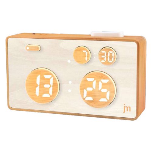 Sveglia Lowell JD9532 JUSTAMINUTE Natural sound Legno
