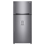LG GTF744PZPED Frigorifero doppia porta, Classe E, 509L, Wi-Fi, Dispenser acqua, Inox