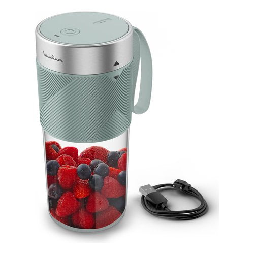 Frullatore a bicchiere Moulinex 8010001305 LIGHTMIX LM1C0410 Eucalipto