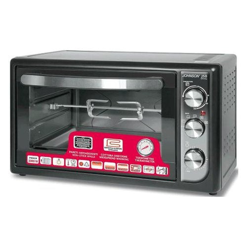 Forno elettrico Johnson SERIE J J50 Black e Silver