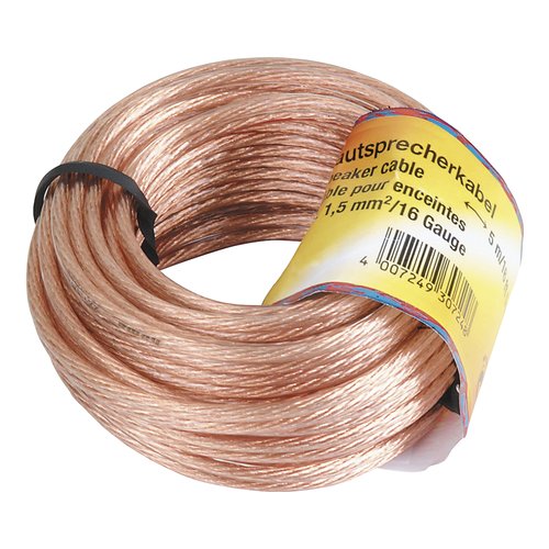 Hama 00205142 cavo audio 10 m Trasparente