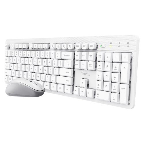 Tastiera e mouse Trust 25466 ODY II Silent White