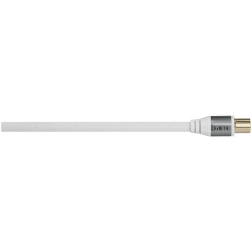 Avinity 00127198 cavo coassiale 2 m Bianco