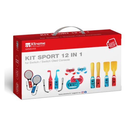 Set videogioco Xtreme Videogames 95649 Switch Kit Sport 12 in 1 New Ed