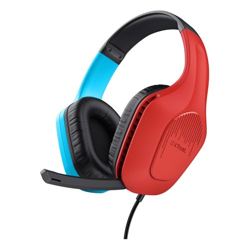 Cuffie gaming Trust 25423 GXT Zirox Blue e Red Blue e Red