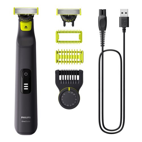 Rasoio barba Philips QP6542 15 ONEBLADE PRO 360 Face & Body Black e Li