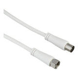 Hama Cavo SAT M/antenna M, 90 dB, 1,5 metri, bianco