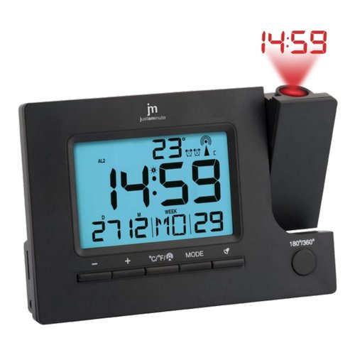 Lowell Justaminute JD9715 sveglia Sveglia digitale Nero