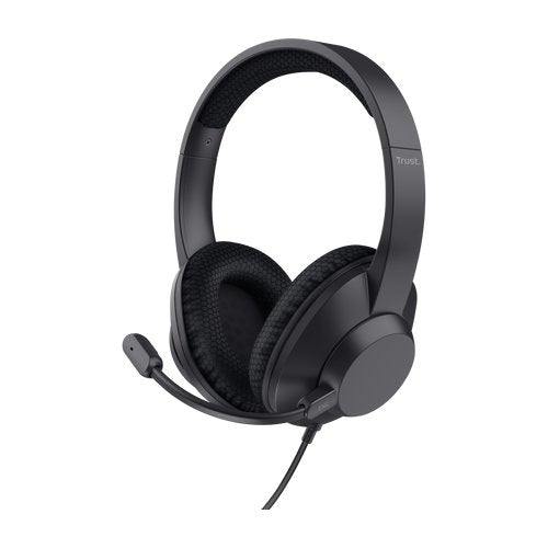 Cuffie microfono filo Trust 25462 Ayda Max USB ENC Black