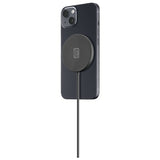 Cellularline Mag - Wireless Charger Black Base di ricarica wireless magnetica per sistema MagSafe