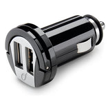 Cellularline USB Car Charger Dual - Universal Caricabatterie da auto con doppia porta USB 10W