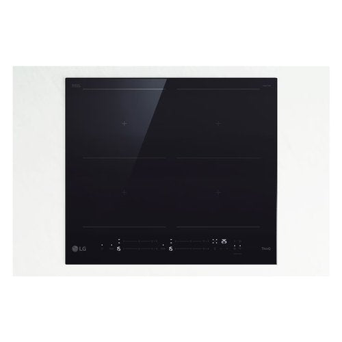 LG CBIZ2437B Piano cottura induzione 60cm, 7,4kW con limitatore, 4 zone, 2 flex, Wi-Fi