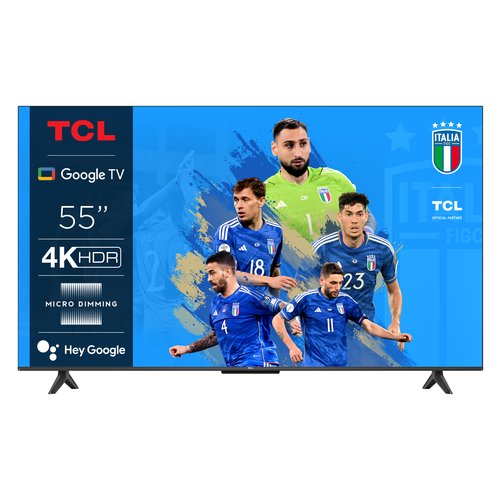 TCL Smart Tv 55 Pollici P61 Series 4K UHD Dark silver 55P61B