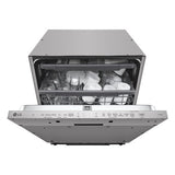 LG QuadWash DB243TX Lavastoviglie a scomparsa totale Serie 2, Classe D, 14 coperti, EasyRack+, Wi-Fi, Noble Steel