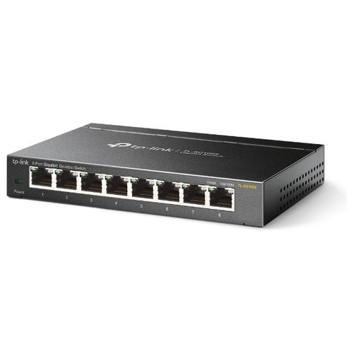 Switch di rete Tp Link TL SG108S Black