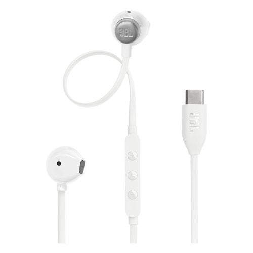 JBL Tune 305C Auricolare Cablato In-ear Musica e Chiamate USB tipo-C Bianco