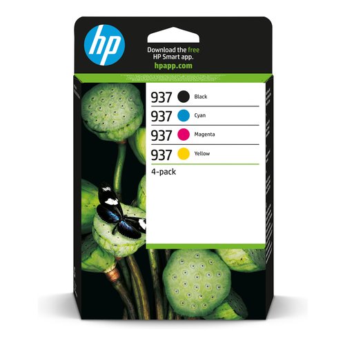 Set cartucce stampante Hp 6C400NE 937 4 Pack Colore