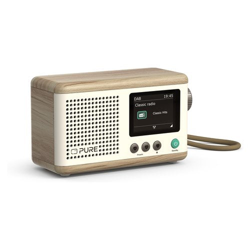 Radio Pure 253799 Classic Mini Cotton white e Oak