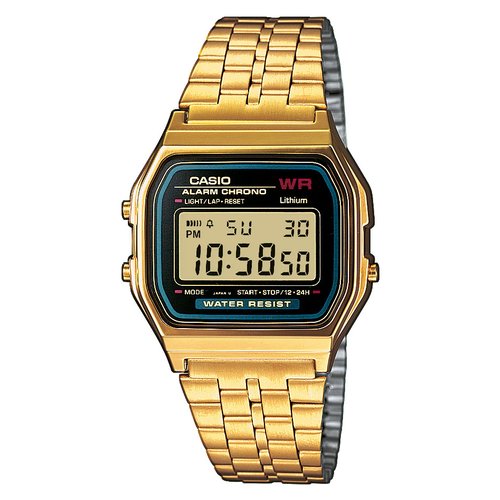 Orologio Casio A159WGEA 1EF VINTAGE Iconic Gold e Black