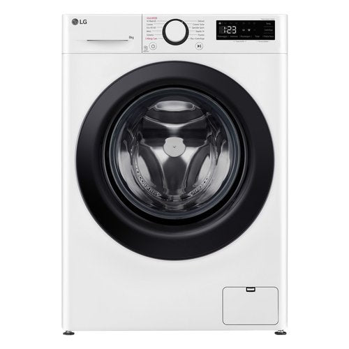 LG F2R3S08NSWB Lavatrice 8kg AI DD, Classe A-10%, 1200 giri, Vapore, AI Wash