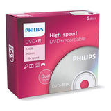 Philips 8710895992114 DVD vergine 8,5 GB DVD+R DL 5 pz