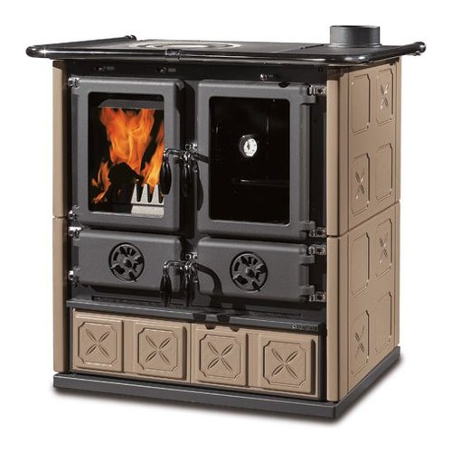Cucina legna Nordica 7013115 ROSETTA 5.0 VST Maiolica Tortora