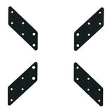 Techly Adattatore Universale per Supporto VESA da 200x200 a 400x400 Nero (ICA-LCD G11A)