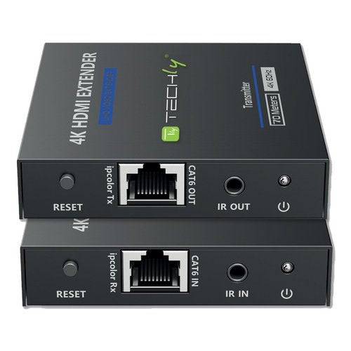 Techly IDATA EXT-565 moltiplicatore AV Trasmettitore e ricevitore AV Nero