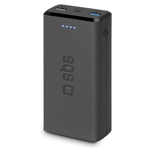 SBS Power bank 20.000 mAh extra slim con porta USB 2.1A Intelligent Charge (IC)