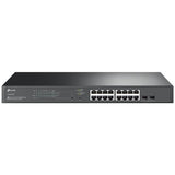 TP-Link Omada SG2218P switch di rete Gestito L2/L2+ Gigabit Ethernet (10/100/1000) Supporto Power over Ethernet (PoE) 1U Nero