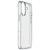 Cellularline Clear Strong - iPhone 16 Custodia rigida con bordi in gomma