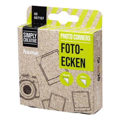 Adesivi per fotografie Hama 7007107 Angolari 10 mm Trasparente