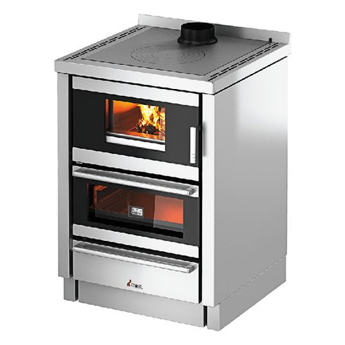 Cucina legna Cadel 71220013 KOOK 60 4.0V Inox