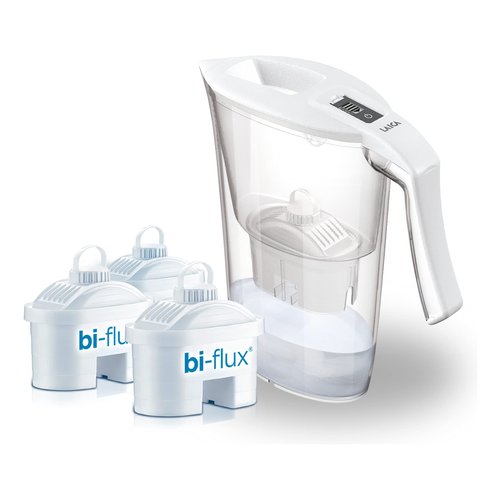 Caraffa filtrante Laica J9082 3000 SERIES Carmen Kit con 3 filtri Bi F