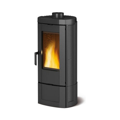 La Nordica CANDY 4.0 Libera installazione A legna Nero