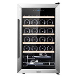 Cecotec 00125 cantina vino Cantinetta vino con compressore Libera installazione Acciaio inox 24 bottiglia/bottiglie