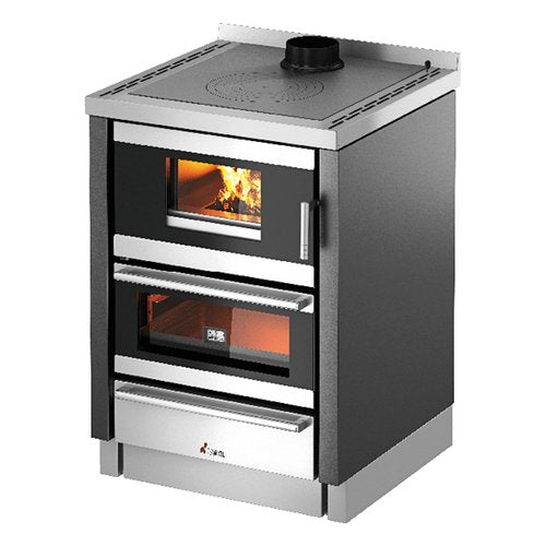 Cucina legna Cadel 71220014 KOOK 60 4.0V Antracite