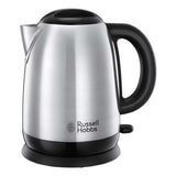 Russell Hobbs Adventure bollitore elettrico 1,7 L 2400 W Nero, Argento