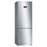 Bosch Serie 4 KGN49XLEA Frigorifero combinato da libera installazione 203 x 70 cm Metal look Classe E