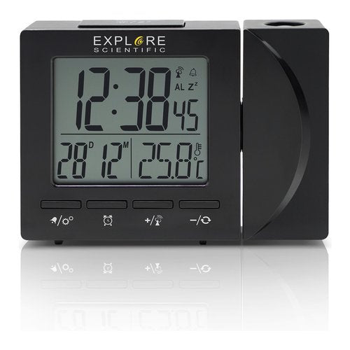 Explore Scientific RDP1001BLK sveglia Sveglia digitale Nero