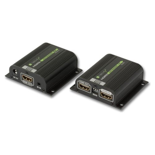 Techly IDATA EXT-E70POED moltiplicatore AV Trasmettitore e ricevitore AV Nero