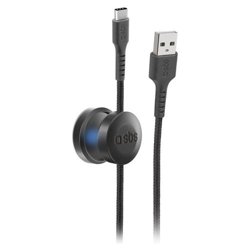 Cavo USB C Sbs TEMAGUSBCDG MAG Nero Nero