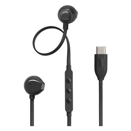 JBL Tune 305C Auricolare Cablato In-ear Musica e Chiamate USB tipo-C Nero