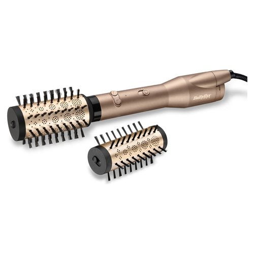BaByliss Big Hair Dual - Gold Edition Spazzola ad aria calda Caldo Oro 650 W 2,5 m