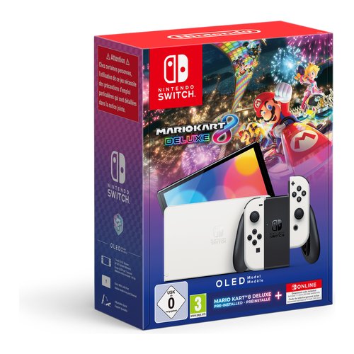 Console videogioco Nintendo 10014484 Switch Oled + Mario Kart 8 Deluxe