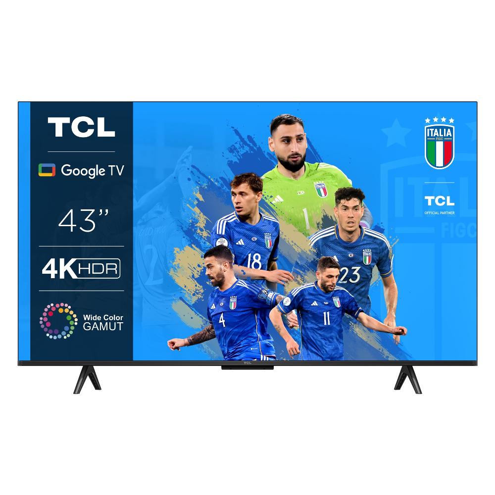 TCL 43P79 Smart TV 43 pollici, 4K HDR, Android TV, Nanotecnologia WCG, Dolby Vision Atmos, Alexa e Google Assistant