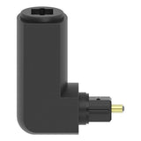Hama 00205177 adattatore per inversione del genere dei cavi ODT Toslink Nero