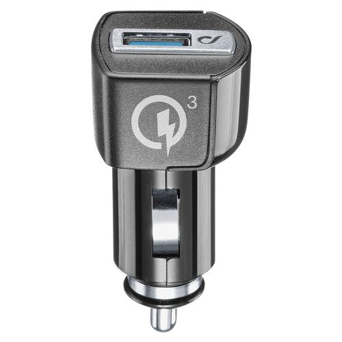 Cellularline USB Car Charger 18W - Huawei, Xiaomi, Wiko, Asus and other smartphone Caricabatterie da auto adattivo 18W