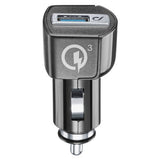 Cellularline USB Car Charger 18W - Huawei, Xiaomi, Wiko, Asus and other smartphone Caricabatterie da auto adattivo 18W